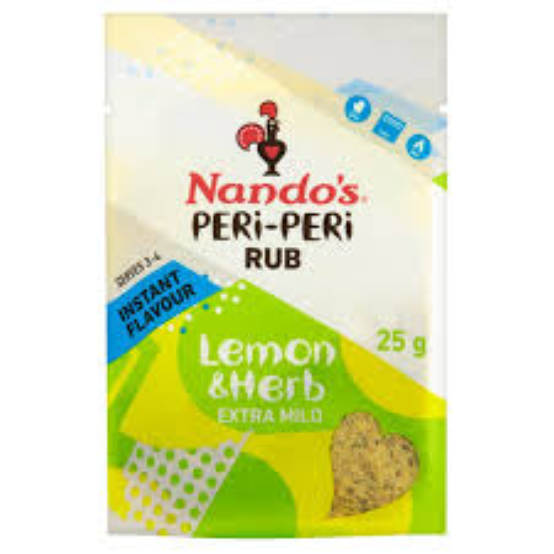 NANDOS PERI PERI RUB LEMON 25G
